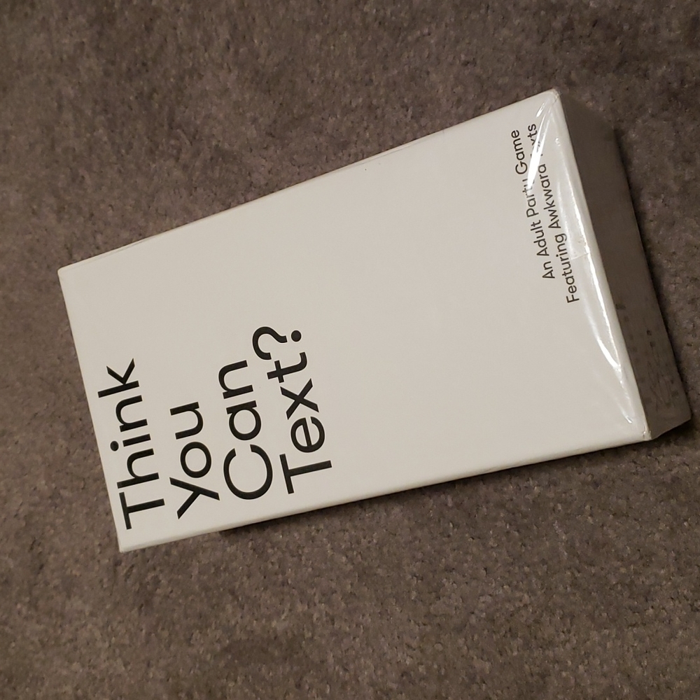 Think you can text? Card game.